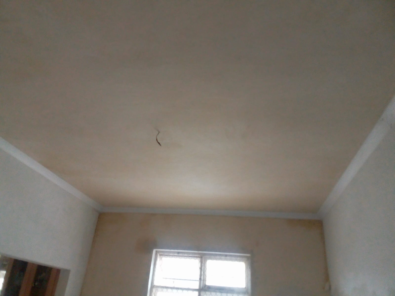 PVC ceiling just fitted